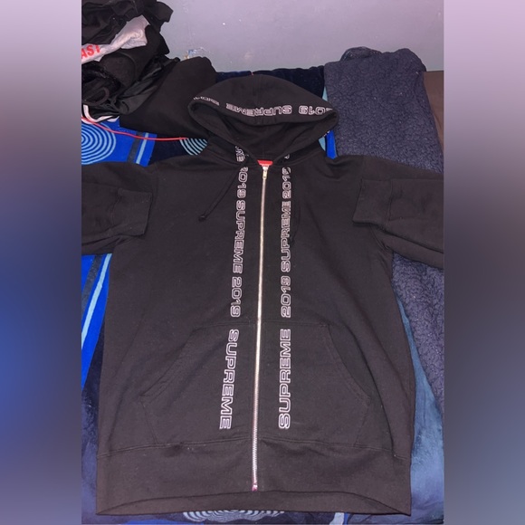 Supreme top line zip up hoodie - Picture 2 of 4